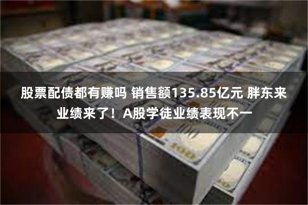 股票配债都有赚吗 销售额135.85亿元 胖东来业绩来了！A股学徒业绩表现不一